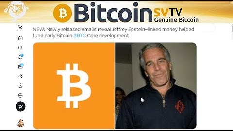 News: Jeffrey Epstein funded BTC Core development