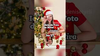 Dia 1/7 dias de ideias criativas para fotos de Natal.#ensaiodenatal #fotocomcelular #fotocriativa