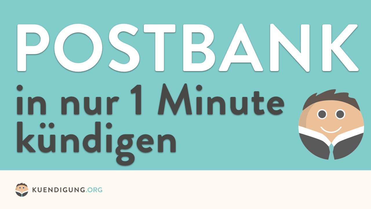 Postbank Konto Kundigen In Genau 1 Minute Erledigt Youtube