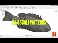 Realistic fish scale pattern in fusion 360