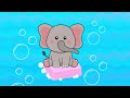 Bath Time Song 🐘🫧 | Tub Filling with Bubbles | Tiny Zoo Fruits