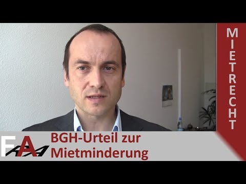 BGH-Urteil zur Mietminderung