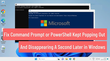 Fix Command Prompt or PowerShell Kept Popping Out And Disappearing A Second Later in Windows (FIXED)