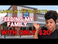 Living in the projects  see how i feed my family with only 20  peachmcintyre singlemom