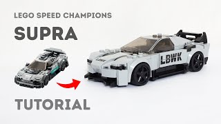Tutorial - LBWK Supra | Lego Speed Champions 76909 Alternate Build Instructions