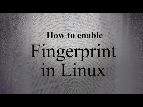 How to enable fingerprint login in Linux?