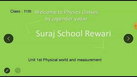 Suraj School, Rewari 11th physics unit 1st chapter 4 (Application of Dimensions 1st) by Jogender sir