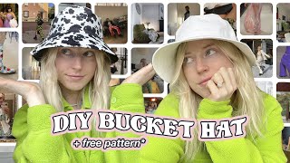 HOW TO: sew a bucket hat // DIY reversible bucket hat with FREE PATTERN