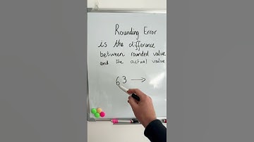 Afrondingsfouten uitgelegd! Wat is een afrondingsfout? Het is niet wat je denkt! #wiskunde #howto