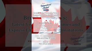 2026/05/11 Canada Visa Processing Times & Express Entry Draw Results Update