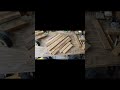 Tensegrity table out of scrap solid white oak