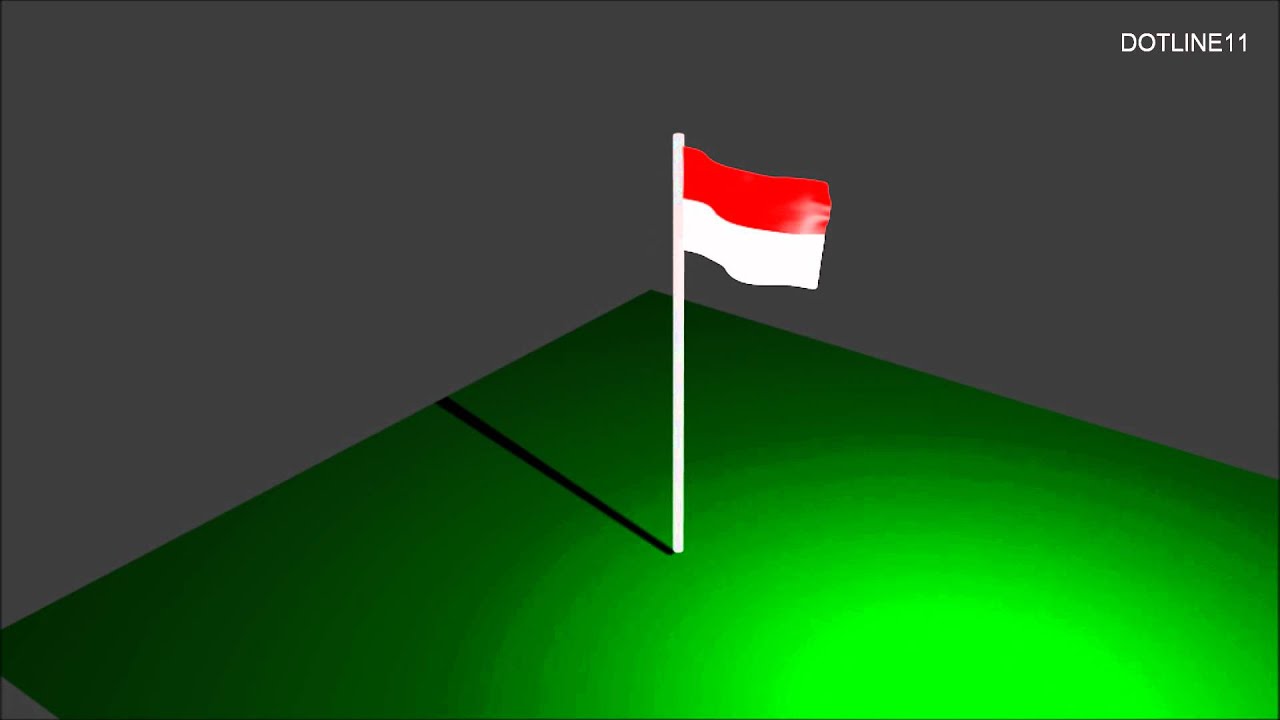 ANIMASI BENDERA MERAH PUTIH YouTube