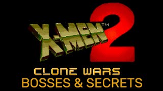 X-Men 2 Clone Wars. Bosses and secrets (Sega Mega Drive)