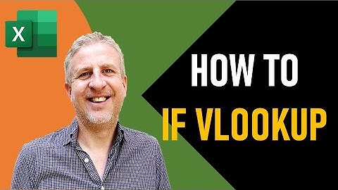 How to do an IF VLOOKUP | IF and VLOOKUP Nested Function | IF TRUE Return Value From Another Column