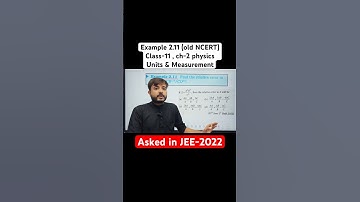 अगर ये Example छोड़ दिया तो JEE/NEET 2026-27 मुश्किल है! | NCERT Class 11,Example 2.11 #physicsbhau