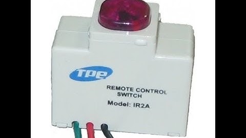 Công tắc hạt điều khiển từ xa IR2A, sử dụng remote Tivi