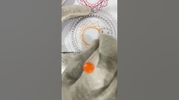 Spirograph beautiful Design ASMR Satisfying #beautiful #design #shorts #spirograph