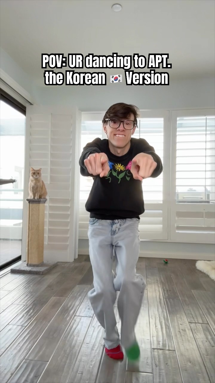 Me Dancing to the Korean Version of APT #TheManniiShow.com/series