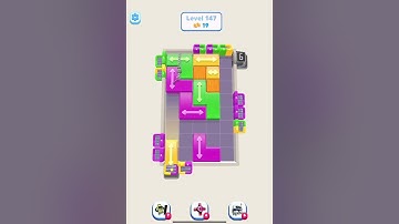 Color Blocks 3D Slide Puzzle *updated11/2025*  Level 141-142-143-144-145-146-147-148-149-150