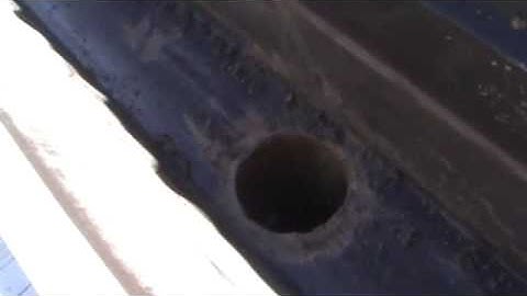 Tip...when installing a downspout