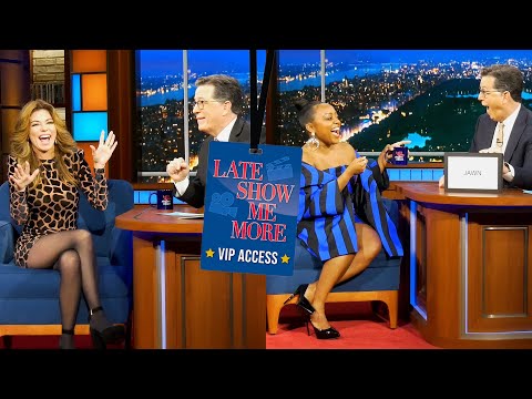 Late show me more: backstage with shania twain & quinta brunson!