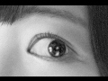 平手友梨奈「目」を描く〜ゆっくりめ/ Pencil drawing/ Yurina Hirate/ How To Draw/ Fast forwarding