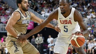 Argentina @ USA 2016 Olympic Basketball Exhibition FULL GAME HD 720p English