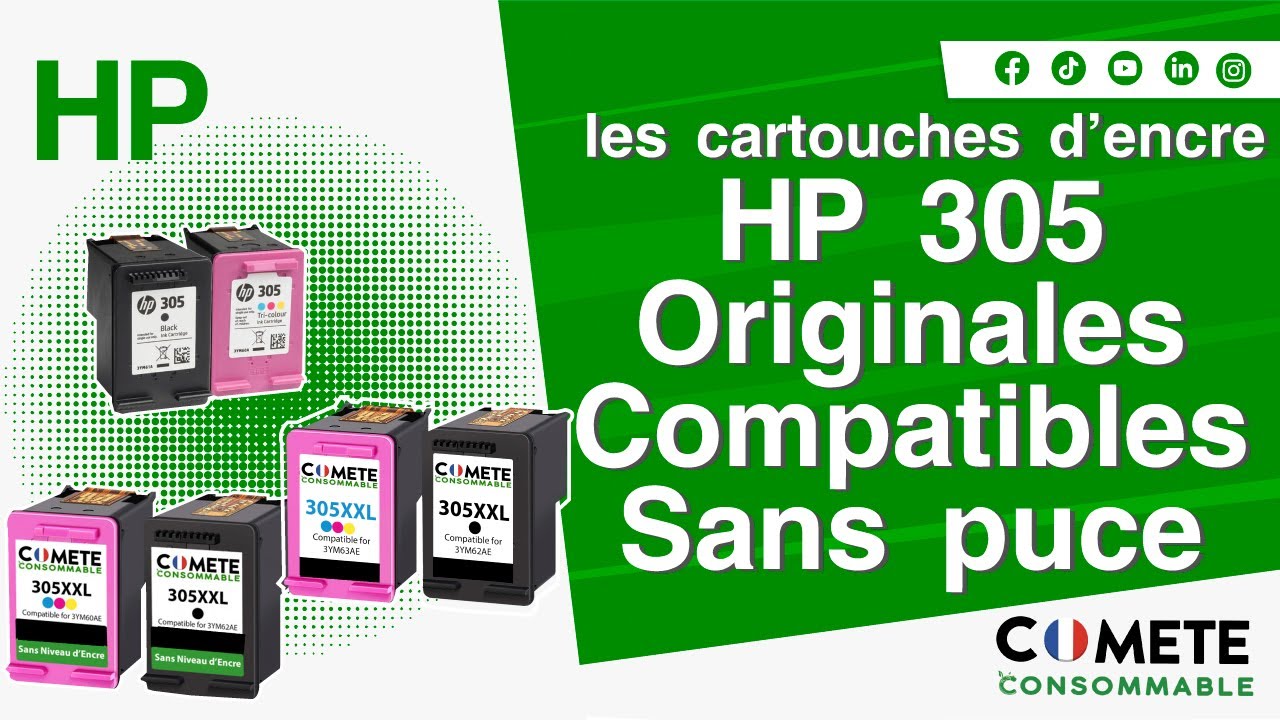 Cartouches HP 305: Originales, Compatibles et Sans Puce Expliquées! 