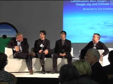 Q&A at the Google Founders Climate Change Conversa...