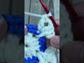 THIS TWO-TONE TEXTURED GRANNY SQUARE IS EASIER THAN IT LOOKS! #short #grannysquare