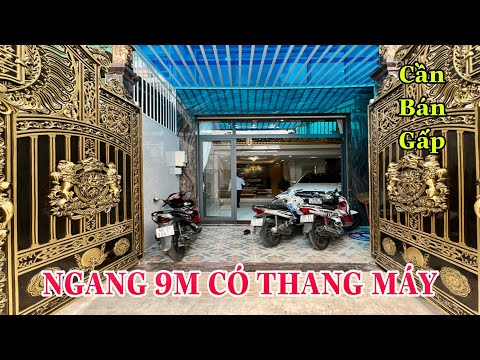 Video Bán nhà Gò Vấp ngang 9m thiết kế đẹp có Thang Máy nội... - youtube