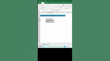 Excel Hack: Copy & Paste Multi-Cell Content to single cell #exceltricks