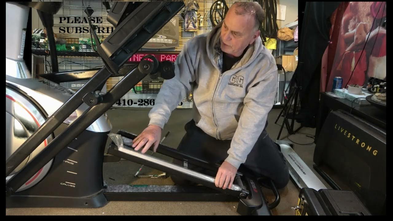 Troubleshooting Nordictrack Elliptical Leg Jumping Off Track YouTube