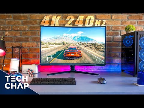 World's First 4K 240hz MiniLED Gaming Monitor! [Samsung Odyssey Neo G8]