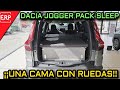 PACK SLEEP para CAMPERIZAR el DACIA JOGGER / ¡¡Convierte el coche en una CAMA!!