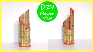 DIY Flower vase | How to make flower vase | Easy craft flower vase