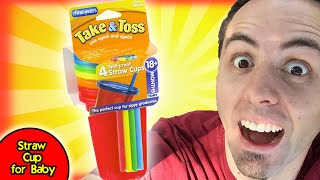 STRAW CUP FOR BABY | Take & Toss Straw Cup Review
