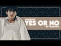  jung kook  yes or no instrumental