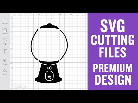 Gumball Machine Svg Cutting Files for Scan n Cut Premium cut SVG