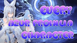 Every Azur Promilia Character (Playable & Unplayable + FUTURE characters)