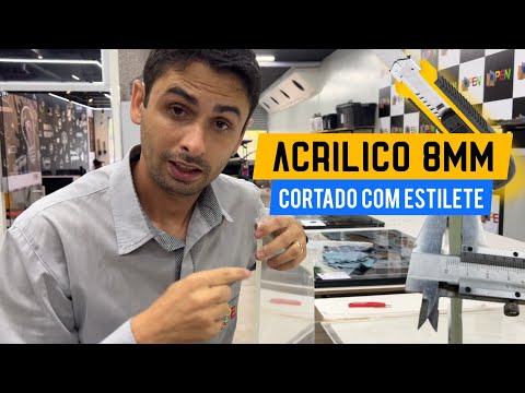 Vídeo: Você pode cortar plexiglass com uma serra de mesa?