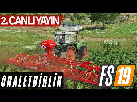 Farming Simulator 19 Sıfırdan Çiftçilik ve Multiplayer Oraletçiler 1. Bölüm [Canlı Yayın]