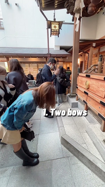How to visit Japanese shrine properly? #shorts