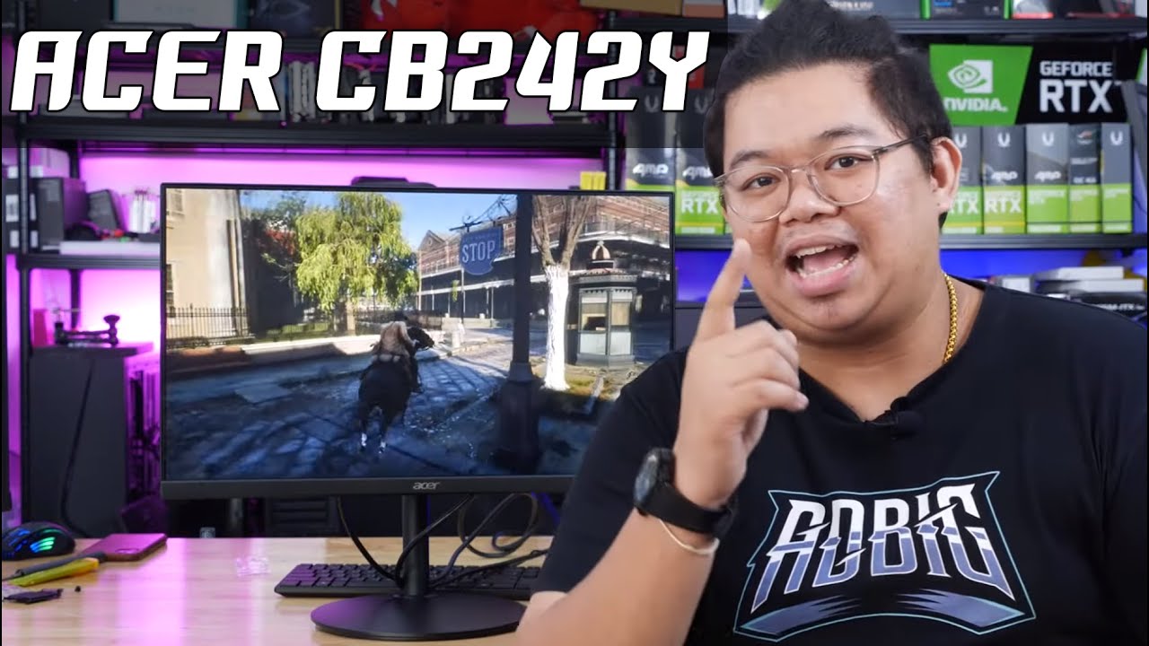 จอ คอม แบบ ไหน ดี  2022 New  รีวิว ACER CB242Y จอ IPS 75Hz แค่ 2,XXX บาท 24 นิ้ว เล่นเกม ภาพแจ่ม ไร้ขอบ พอร์ตครบ HDMI/DP/VGA