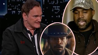 Quentin Tarantino on kanye west pitching the idea for Django unchained | Jimmy Kimmel live |