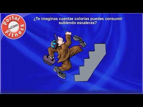 Cuantas escaleras tengo que subir para quemar calorias