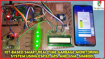 IoT-Based Smart Real Time Garbage Monitoring System using ESP32, GPS, and GSM- SIM800L