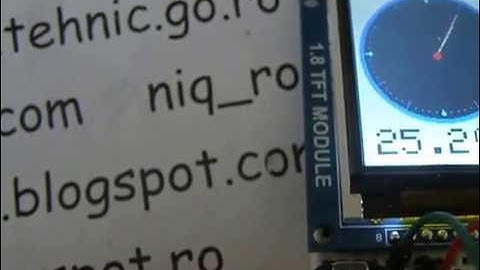 clock with thermometer using DS3231 on 1.8" ST7735 display (2)