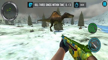 Real Dino Hunter Fps Shooter Android ios Gameplay - Dinosaur game - iGames0803 part 11