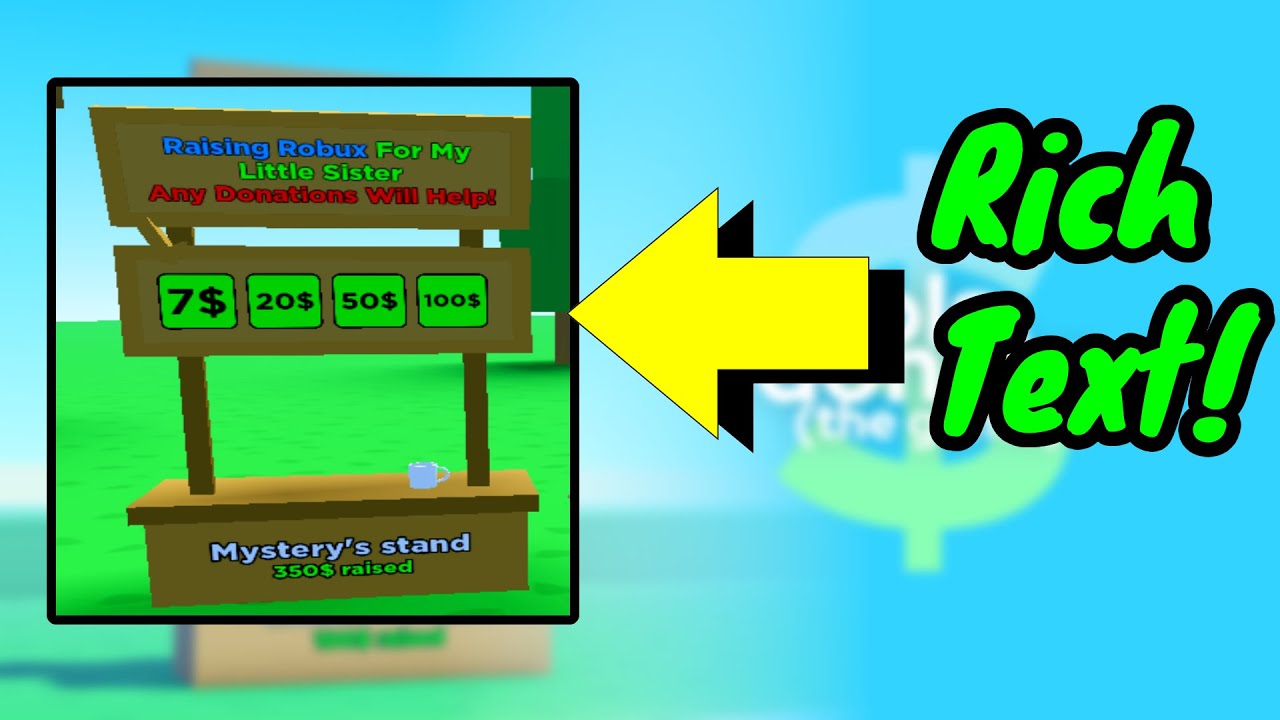 Roblox: How To Make Color Text in Pls Donate